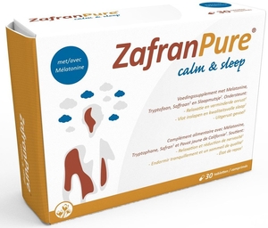 ZafranPure Calm &amp; Sleep 30 Comprimés