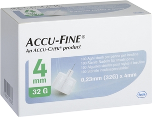 Accu-Fine 32G 4mm 100 Aiguilles Stériles