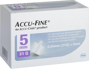 Accu-Fine 31G 5mm 100 Aiguilles Stériles