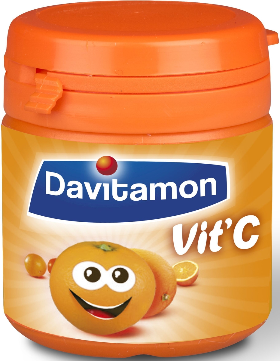 Veroorloven kussen Logisch Davitamon Vit'C Kids 60 Tabletten | Vitamine C