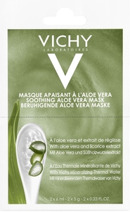 Vichy Pureté Thermale Masque Apaisant Aloé Vera 2x6ml