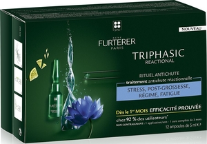 René Furterer Triphasic Reactional Cure 3 Mois Ampoules 12x5ml