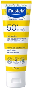 Mustela Lait Solaire Très Haute Protection Ip50+ 40ml