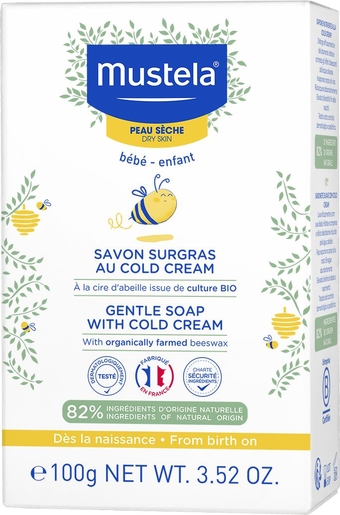 Mustela Savon Surgras Cold Cream 100g | Sécheresse cutanée - Hydratation