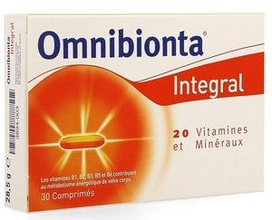 Omnibionta Integral 30 comprimés Nouvelle Formule