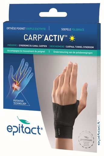 Epitact Carp&#039;activ Attelle Poignet Droite S | Bandagisterie - Orthopédie