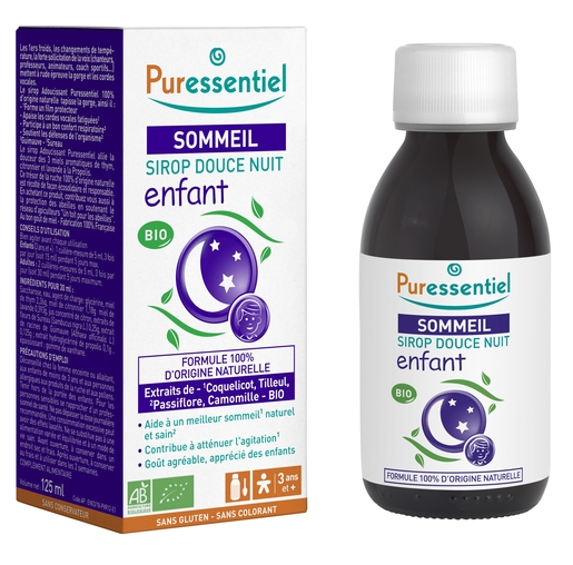 Puressentiel Sommeil Sirop Douce Nuit Enfant 125ml Sommeil