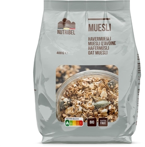Nutribel Muesli d&#039;Avoine Bio Sans Gluten 400g