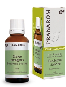 Pranarôm Eucalyptus Citronné Huile Essentielle Bio 30ml