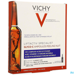 Vichy Liftactiv Glyco-c Peelin Nuit  10x1,8ml Ampoules
