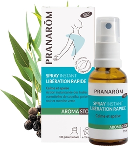 Pranarom Aromastop Spray Instant Libération Rapide 15ml