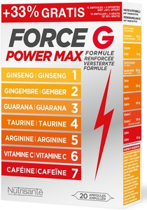 Force G Power Max 20 Ampoules