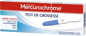 Mercurochrome Test Grossesse 1 Pièce