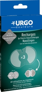 Urgo Patch Electrotherapie 3 Recharges Gel Adhésif