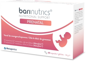 Barinutrics Prenatal Caps 60 Metagenics