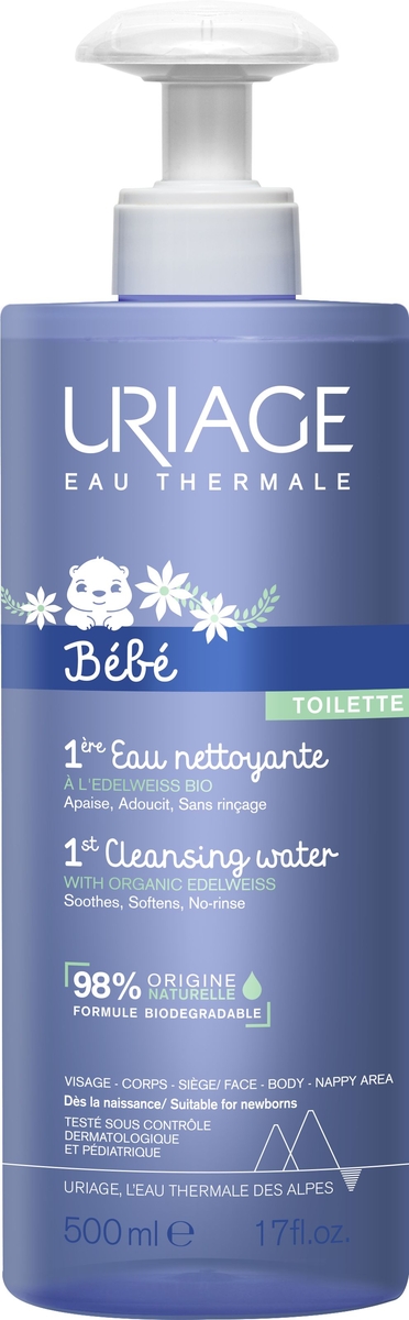 Uriage Bebe 1ere Eau Lotion 500ml Bain Toilette