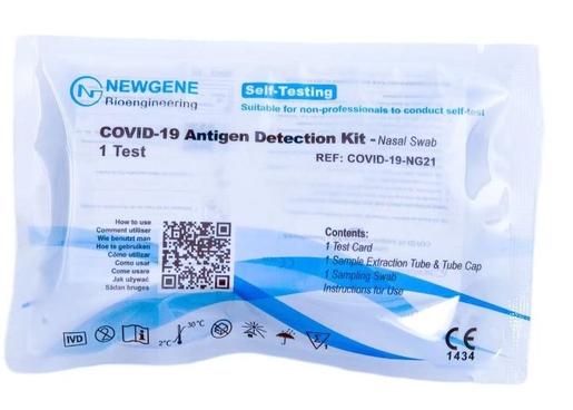 1 Autotest Antigénique Nasal Covid-19 Newgene (kit 1 pièce) | Autotests Antigéniques Covid-19