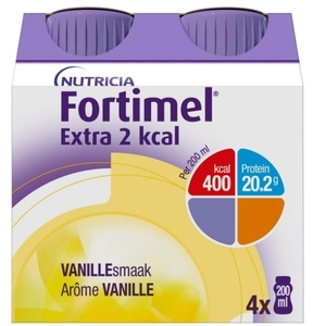 Fortimel Extra 2 Kcal Vanille 4x200ml