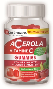 Acérola Gummies Vitamine C 60 Gommes