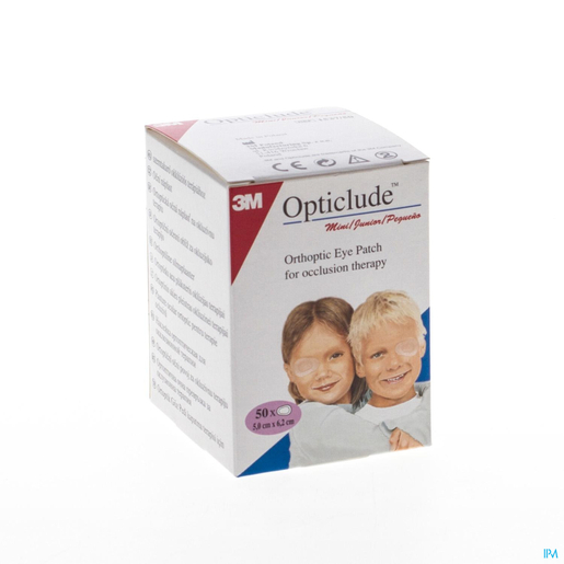 Opticlude 3M Junior 50 Oogpleisters | Oogcompressen