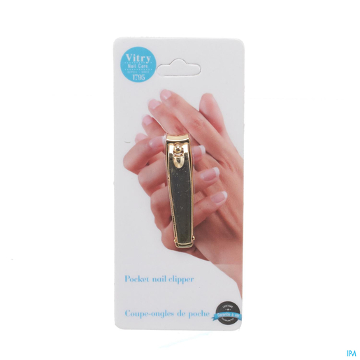Vitry Prestige Nagelknipper Zakformaat Z/ketting 4055 | Manicure / Pedicure