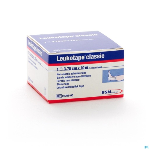 Leukotape Classic 3,75cmx10m 1 0170100 | Verbanden - Pleisters - Banden