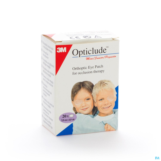 Opticlude 3m Junior Cp Oculaire 63mmx48mm 20 1537 | Pansement oculaire