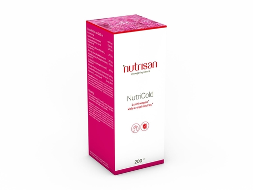 Nutrisan NutriCold Sirop 200ml (nieuwe formule) | Ademhaling - Neus