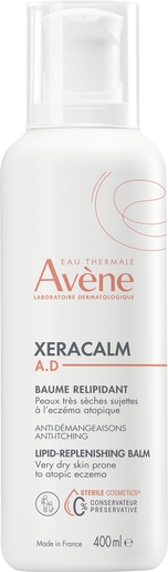 Avène Eau Thermale XeraCalm A.D Baume Relipidant 400ml | Eczema - Psoriasis - Squames