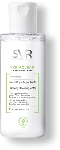 SVR Sebiaclear Micellair Water 75ml | Make-upremovers - Reiniging