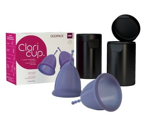 Claricup Menstruatiecup Maat 3 Duo Pack | Tampons - Inlegkruisjes