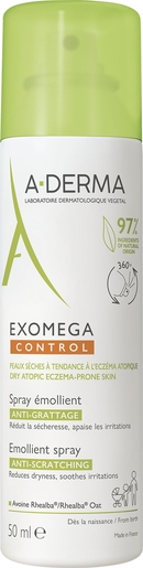 Aderma Exomega Control Verzachtende Spray 50 ml | Huidirritaties