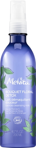 Melvita Bouquet Floral Lait Démaquillant Douceur 200ml | Démaquillants - Nettoyage