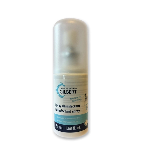 Gilbert Chloorhexidine Desinfecterende Spray 0,2% 50 ml | Ontsmettingsmiddelen
