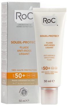 RoC Soleil-Protect Gladstrijkende Antirimpelvloeistof IP50+ 50ml | Bescherming gezicht