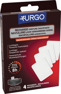 URGO 4 Recharges Ceinture Chauffante