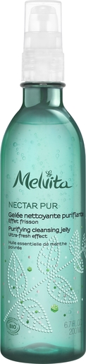 Melvita Nectar Pur Gelée Nettoyante Purifiante Bio 200ml | Démaquillants - Nettoyage