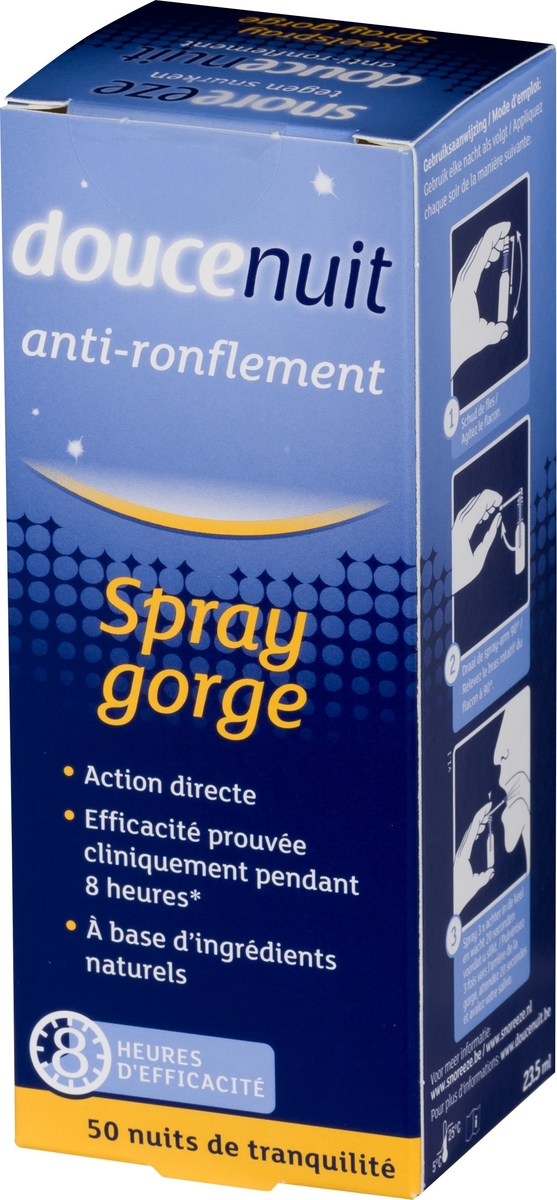 Spray Gorge Anti-Ronflement Douce Nuit