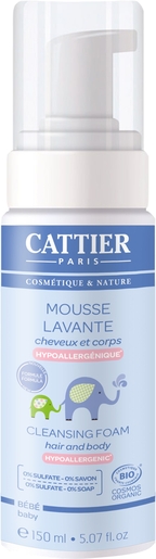 Cattier Mousse Lavante 150ml | Bain - Toilette