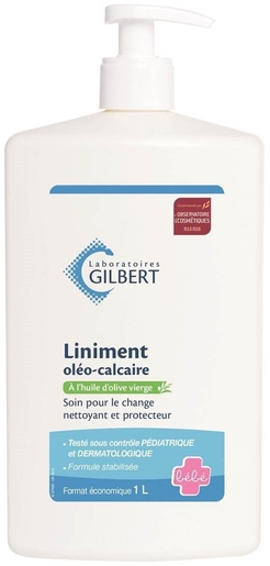 Gilbert Liniment Oleo Calcaire 1L | Rougeurs fessières