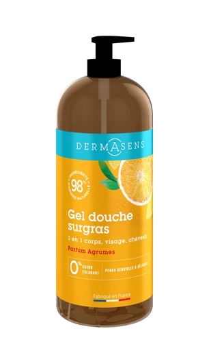 Marque Verte Dermasens Overvette Douchegel Citrusfruit 1L | Bad - Douche