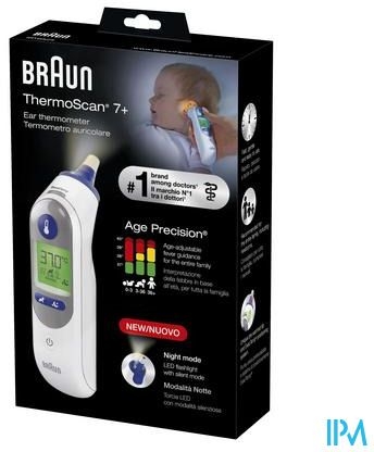 Braun Thermoscan 7+ Thermomètre Auriculaire | Thermomètres