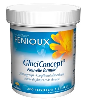 GluciConcept 200 Capsules | Glycémie - Sucre