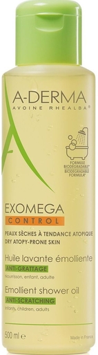 A-Derma Exomega Control Jeukwerende Verzachtende Olie 500 ml | Bad - Toilet