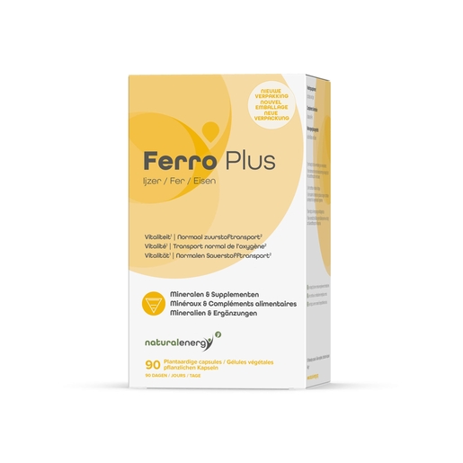 Natural Energy Ferro Plus 90 Capsules | Fer