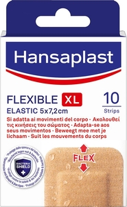 Hansaplast Flexible XL 5x7,2cm 10 Pansements