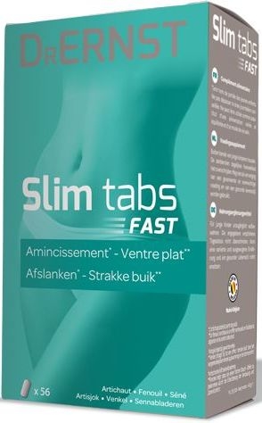 Dr Ernst Slim Tabs FAST 56 Tabletten | Platte buik - Stevigheid