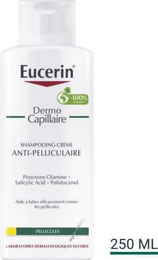 Eucerin DermoCapillaire Shampooing-Crème Anti-Pelliculaire  250ml | Antipelliculaire
