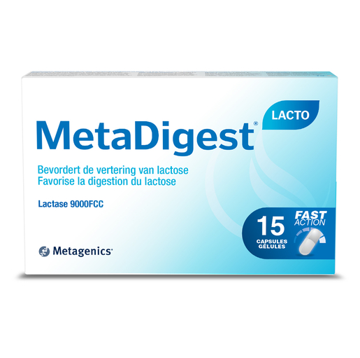 Metadigest Lacto 15 Capsules | Vertering - Transit