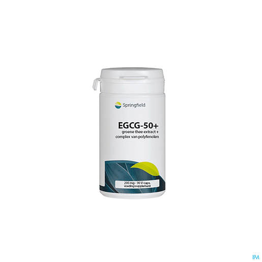 Groene Thee Extr.200mg 50% Egcg Springf. V-caps 90 | Voedingssupplementen